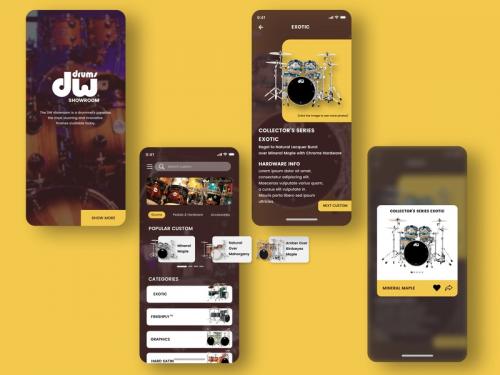 Drum Showroom UI Kit - drum-showroom-ui-kit