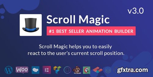 CodeCanyon - Scroll Magic Wordpress v3.7.4 - Scrolling Animation Builder Plugin - 19418234