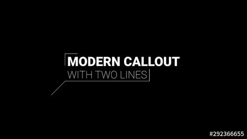 Modern Callout With Accents - 292366655 - 292366655