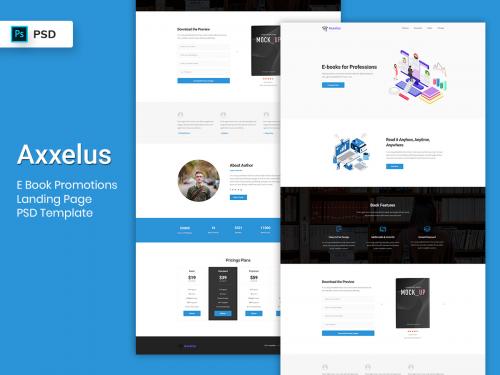 E-Book Promotion Landing Page PSD Template-02 - e-book-promotion-landing-page-psd-template-02