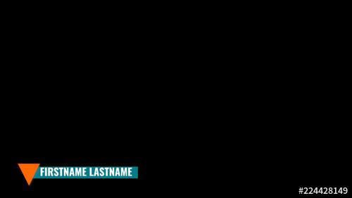 Sliding Triangle Lower Third - 224428149 - 224428149