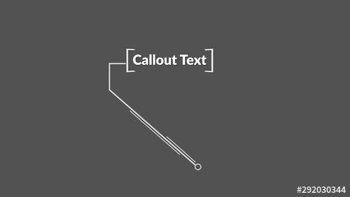 Simple Clean Callout - 292030344 - 292030344