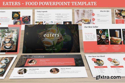 Eaters - Food Powerpoint Template