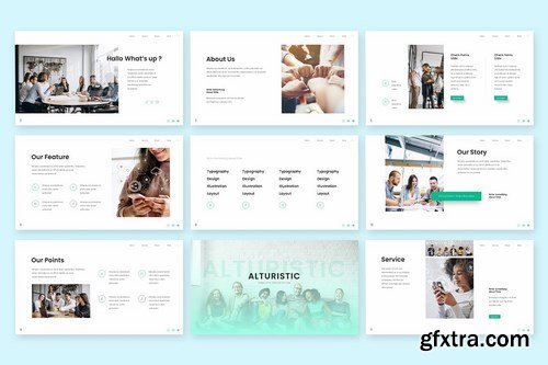 Alturistic - Powerpoint Google Slides and Keynote Templates