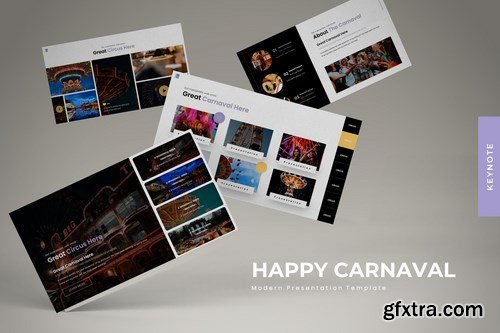 Happy Carnaval - Powerpoint Google Slides and Keynote Templates