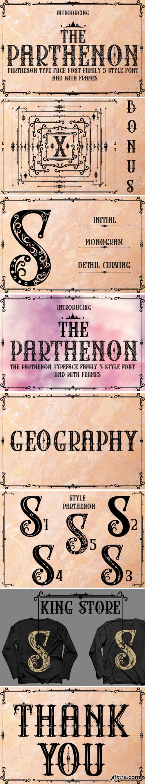 The Parthenon Font