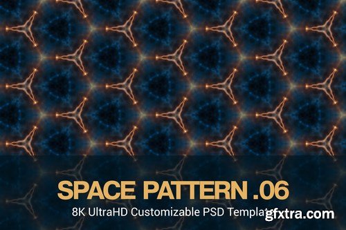 8K UltraHD Seamless Space Pattern Background