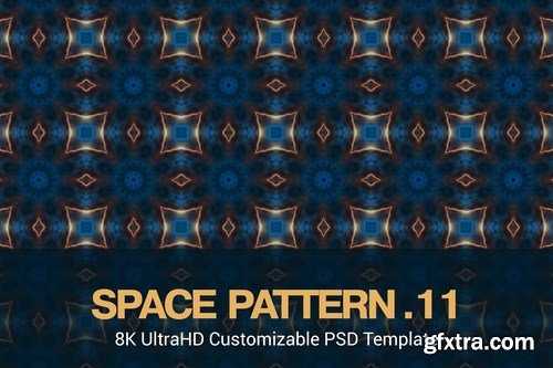 8K UltraHD Seamless Space Pattern Background