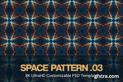 8K UltraHD Seamless Space Pattern Background