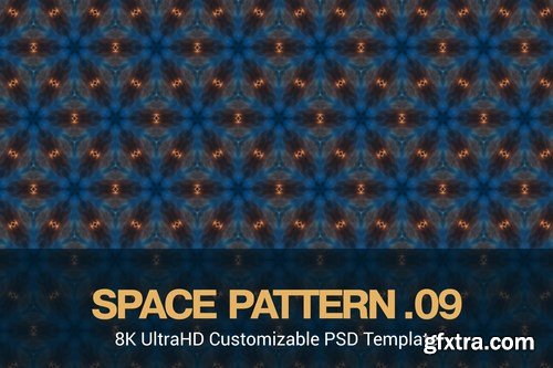 8K UltraHD Seamless Space Pattern Background