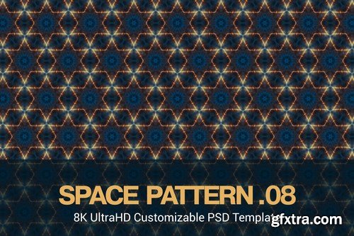 8K UltraHD Seamless Space Pattern Background