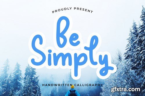 CM - Be Simply Monoline Calligraphy Font 4417122