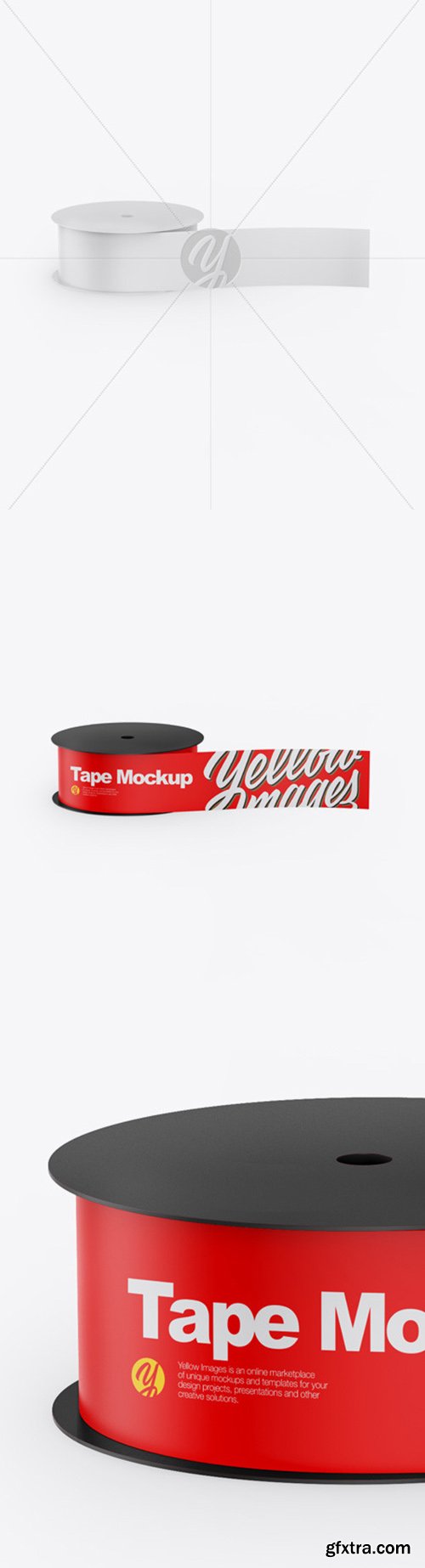 Matte Duct Tape Mockup 51111