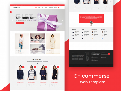 E-commerse web template - e-commerse-web-template