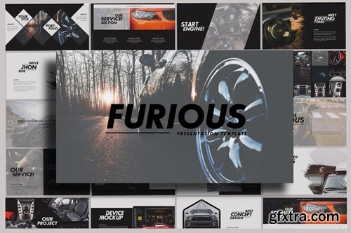 Furious - Sport Powerpoint, Keynote and Google Slides Templates