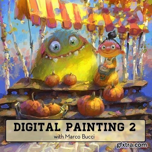 Marco Bucci – Digital Painting 2 - Painting Spontaneously Toward A Defined Goal