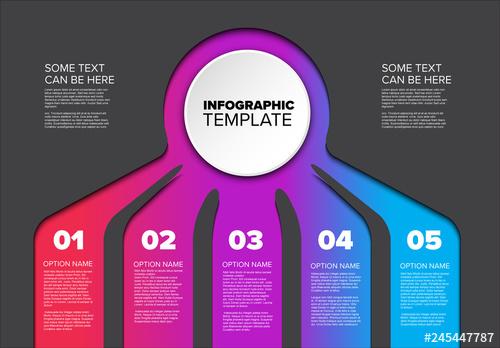 5 Step Infographic Layout - 245447787 - 245447787