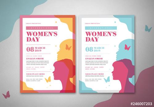 International Women's Day Flyer Layout - 246007203 - 246007203