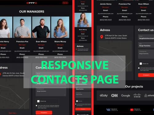 Easy Responsive contact page for Figma - easy-responsive-contact-page-for-figma