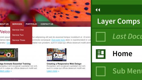 Lynda - Design the Web: Layer Comps - 114904