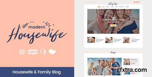 ThemeForest - Modern Housewife v1.0.1 - Women & Family WordPress Blog Theme - 23616366