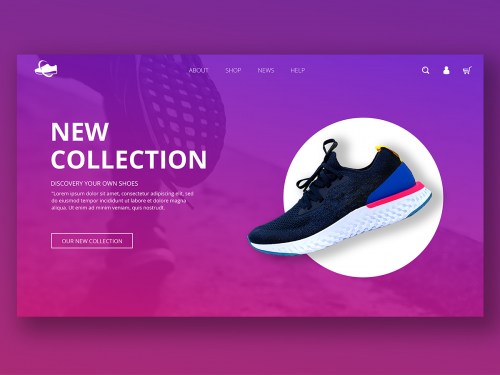 Ecommerce Hero Header PSD Template - ecommerce-hero-header-psd-template