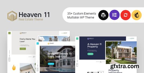 ThemeForest - Heaven11 v1.0.1 - Property & Apartment Real Estate WordPress Theme - 23843090