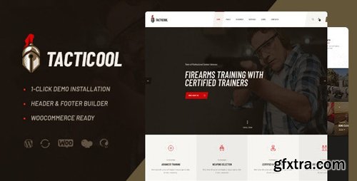 ThemeForest - Tacticool v1.0 - Shooting Range & Gun Store WordPress Theme - 23700291