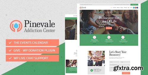 ThemeForest - Pinevale v1.0.3 - Addiction Recovery and Rehabilitation Center WordPress Theme - 22652663