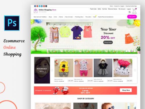 Ecommerce Online Shopping Website Template - ecommerce-online-shopping-website-template