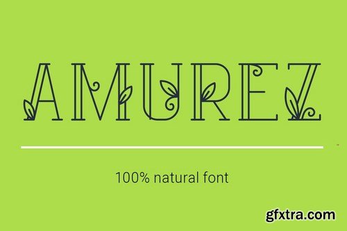 CM - Amurez - delicate natural font 4425595