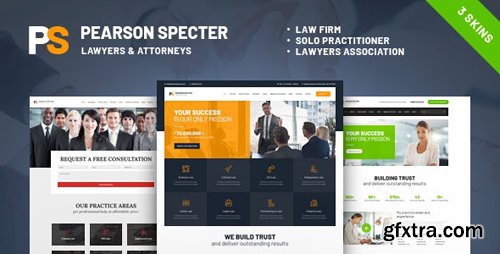 ThemeForest - Pearson Specter v1.0.1 - WordPress Theme for Lawyer & Attorney - 23825534