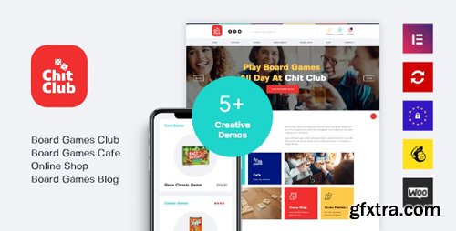 ThemeForest - Chit Club v1.0 - Board Games Bar Anticafe WordPress Theme - 25257398