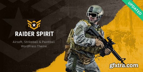 ThemeForest - Raider Spirit v1.0.3 - Airsoft Club & Paintball WordPress Theme - 22711235