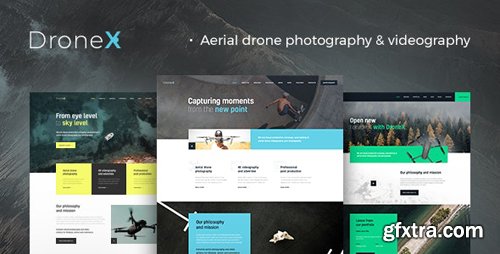 ThemeForest - DroneX v1.1.0 - Aerial Photography & Videography WordPress Theme - 24072095