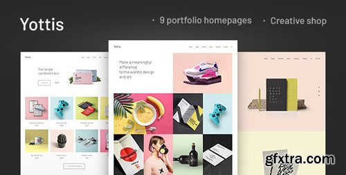 ThemeForest - Yottis v1.0 - Personal Creative Portfolio WordPress Theme + Store - 24758520