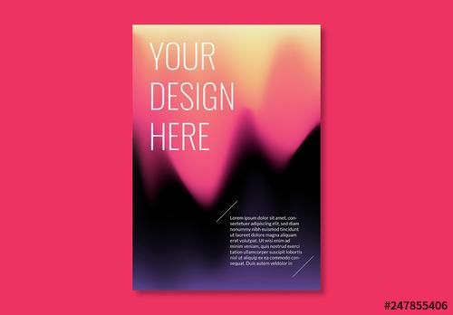 Colorful Gradient Poster Layout - 247855406 - 247855406