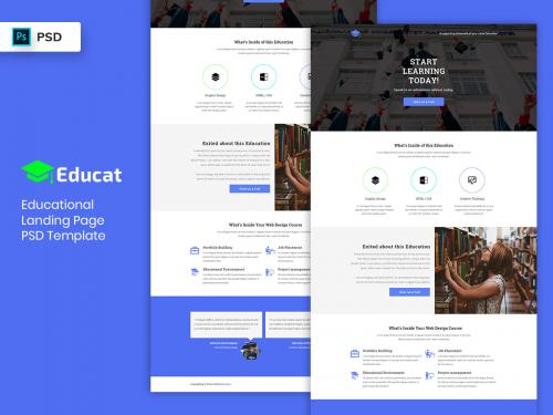 Educational Landing Page PSD Template-02 - educational-landing-page-psd-template-02