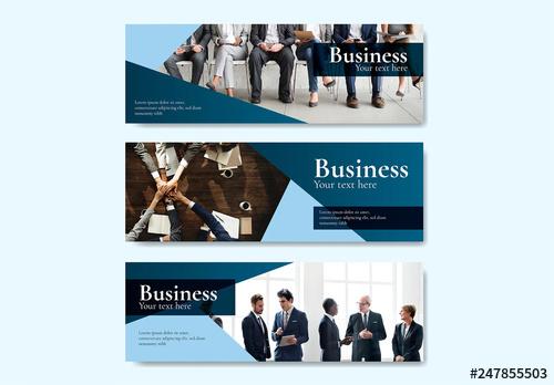 Business Web Banner Layouts - 247855503 - 247855503