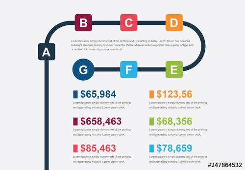 Simple Timeline Process Infographic - 247864532 - 247864532