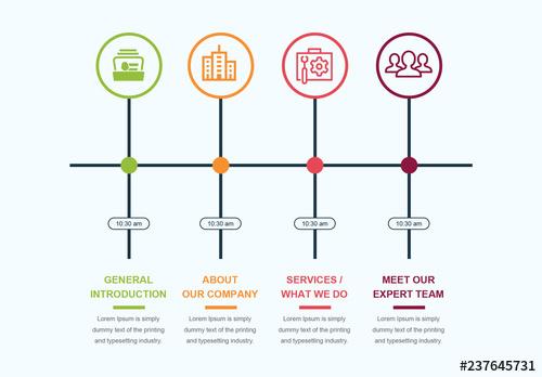 Timeline Infographic Layout - 237645731 - 237645731