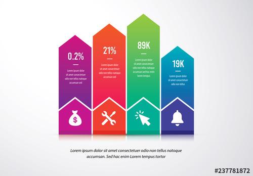 Four Arrow Infographic Layout - 237781872 - 237781872