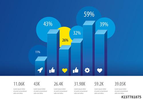 Blue Column Infographic Layout - 237781875 - 237781875