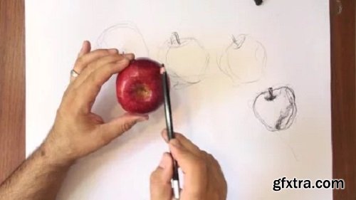 Basic Drawing For Beginners , Drawing Fruits Step By Step