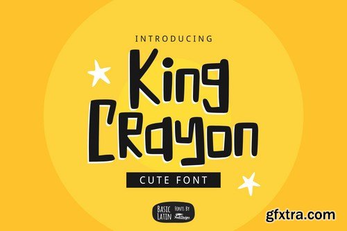 King Crayon Font