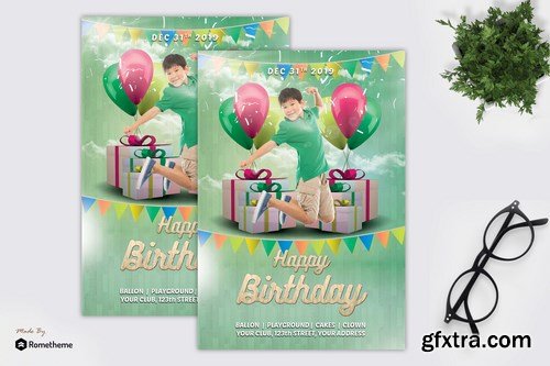 Kids Birthday Party - Flyer