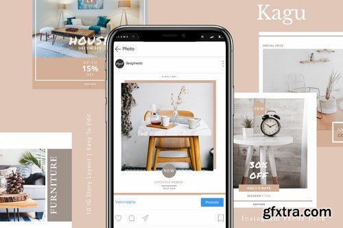 Kagu - Instagram Feeds Pack