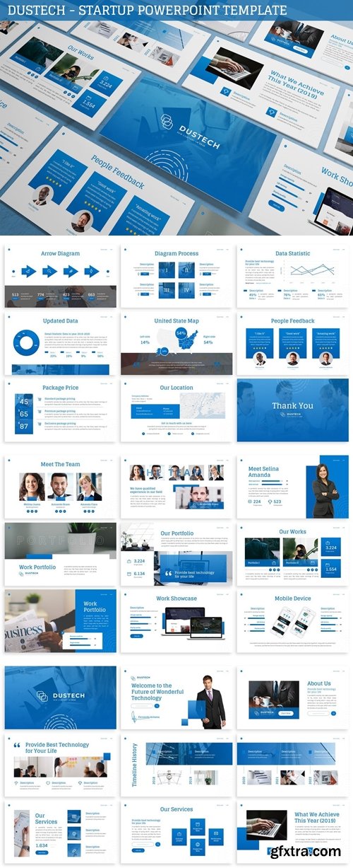 Dustech - Startup Powerpoint Template