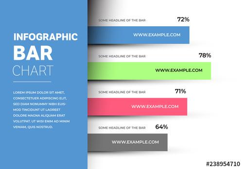 Infographic Layout With Horizontal Bar Graph - 238954710 - 238954710