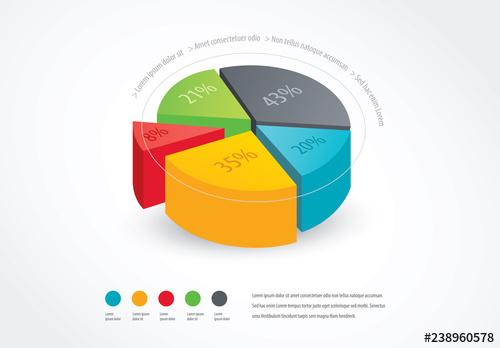 Pie Chart Presentation Infographic Layout - 238960578 - 238960578